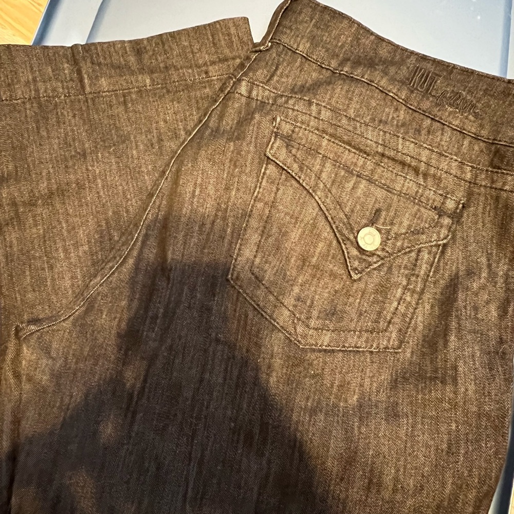 Kut From the Kloth black denim Capri size 12
